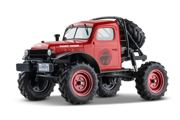 FMS FCX24 Power Wagon Mud-Racer rot RTR