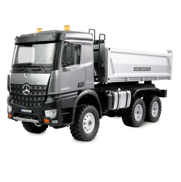 Mercedes-Benz Arocs Kipper 6x6 1:18 RTR grau