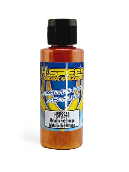 Lexan Airbrush Farbe 60 ml Metallic Rot-Orange / Red-Orange