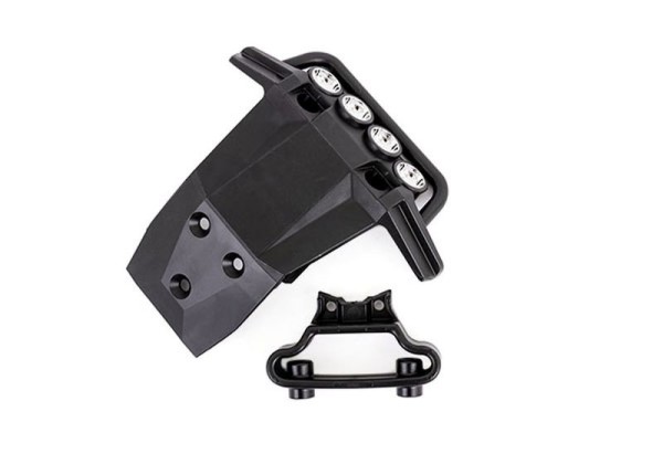 Bumper + Halter vorn mit LED-Licht-Befestigung
