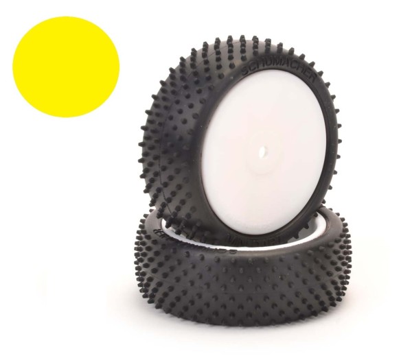 1:10 Mini Dart gelb 4WD Front-Komplettrad, Schumacher