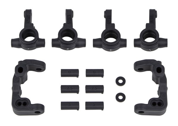Lenkhebel -1mm und Lenkhebelträger Set, Kohlefaser