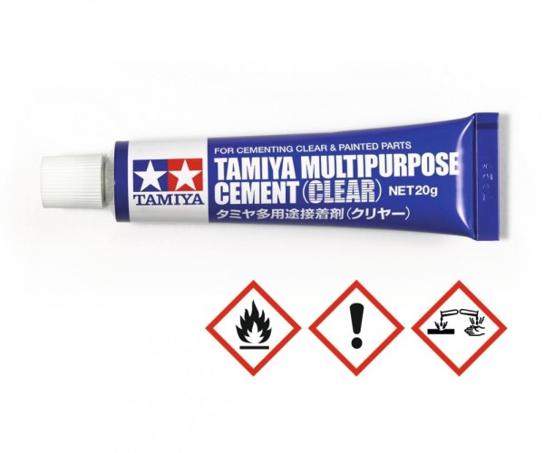 TAMIYA Multipurpose Cement, klar (20 Gr.)