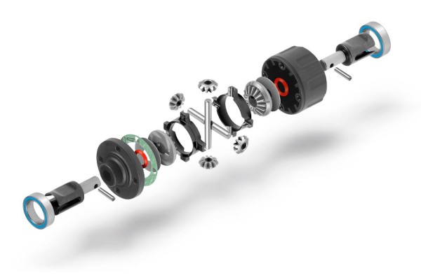 Xray XB4 Aktiv Differenzial - Vorne / Hinten - Set