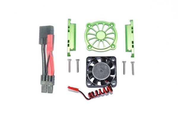 GPM Alu Motor Heatsink With Cooling Fan -9Pc Set Grün