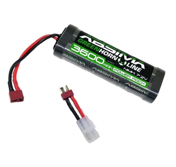 7,2V 3600mAh NIMH Stickakku T+Tamiya-Stecker