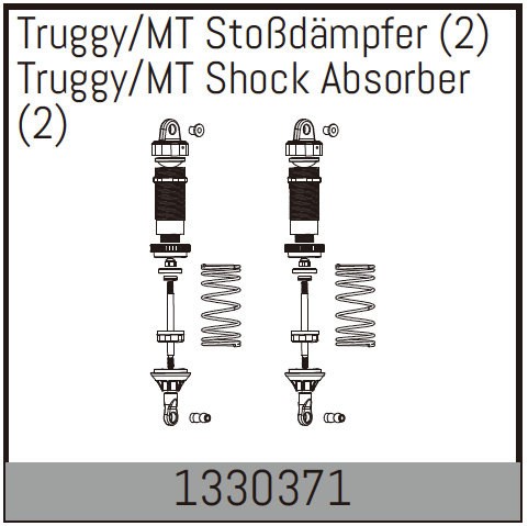 Truggy/MT Stoßdämpfer (2 St.)