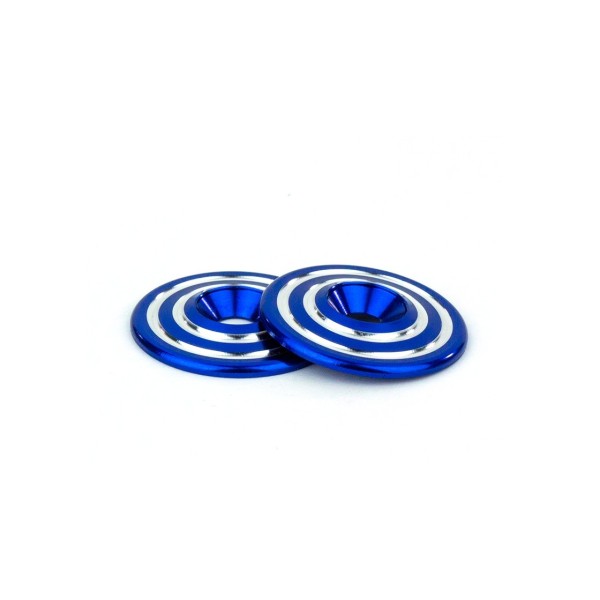 Avid RC "Ringer" 1:10 Heckspoilerscheiben blau (2)