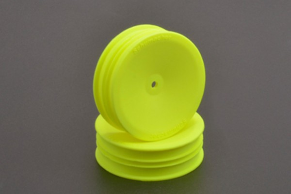 1:10 2WD Frontfelgen schmal gelb 12mm 2,2", Schumacher