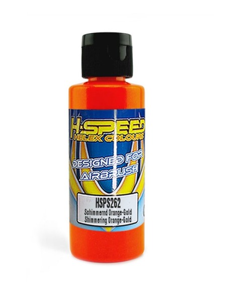 Lexan Airbrush Farbe 60 ml Schimmernd Orange-Gold/OrangeGold