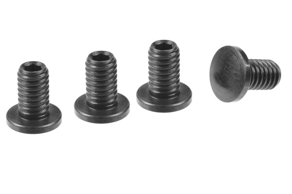 Team Corally - Droop Screws w/ Inner Hex - Steel - 4 Pcs