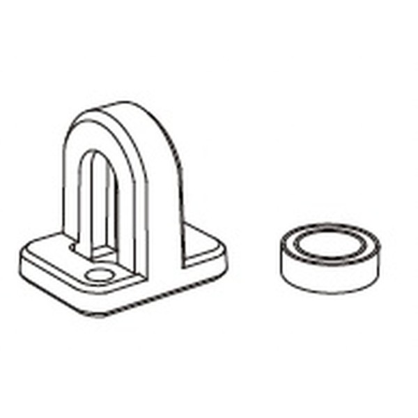 Zentrale Wellenhalterung