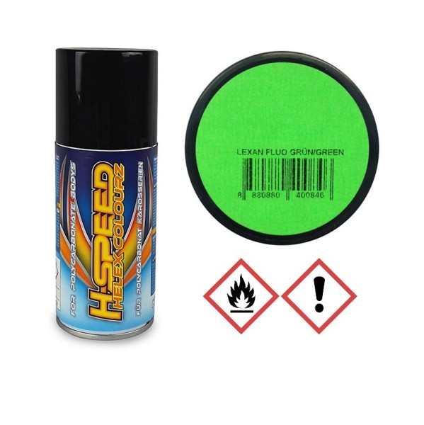 Lexanfarbe "fluo grün" 150ml