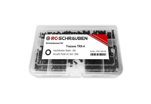 Schrauben-Set Traxxas TRX-4 -Stahl- (374 Teile)