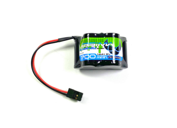 6V 1700mAh NiMH RX Hump Pack (JR)