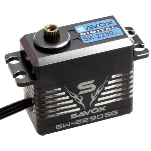 SW-2290SG Black (8,4V 70kg 0,11s) BL waterproof Servo, Savöx