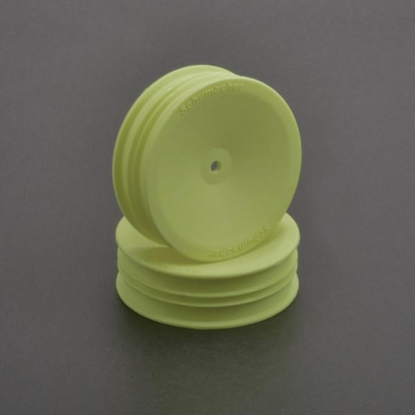 1:10 2WD Frontfelgen schmal gelb 12mm 2,2", Schumacher