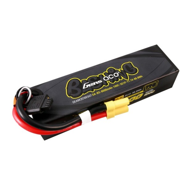 11,1V 8000mAh 100C (EC5) G-Tech Bashing LiPo, GensAce