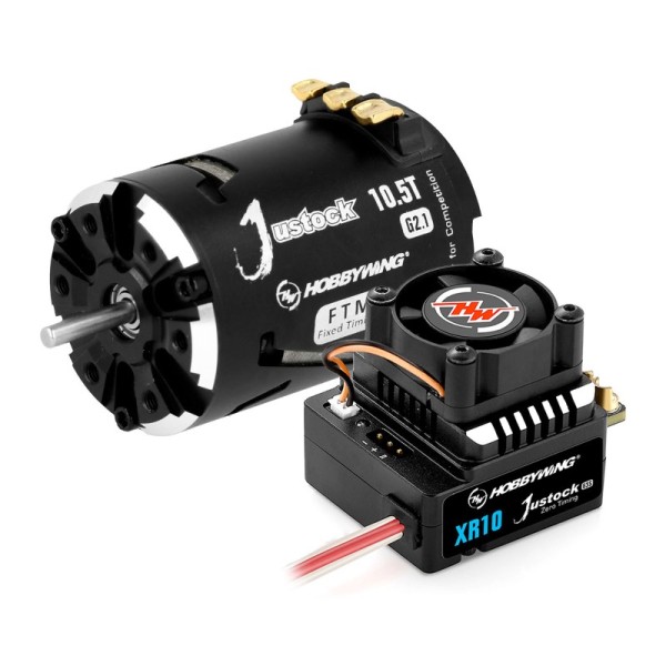 1:10 Combo 10,5T (4000kv) 60A Xerun Justock G3S, Hobbywing