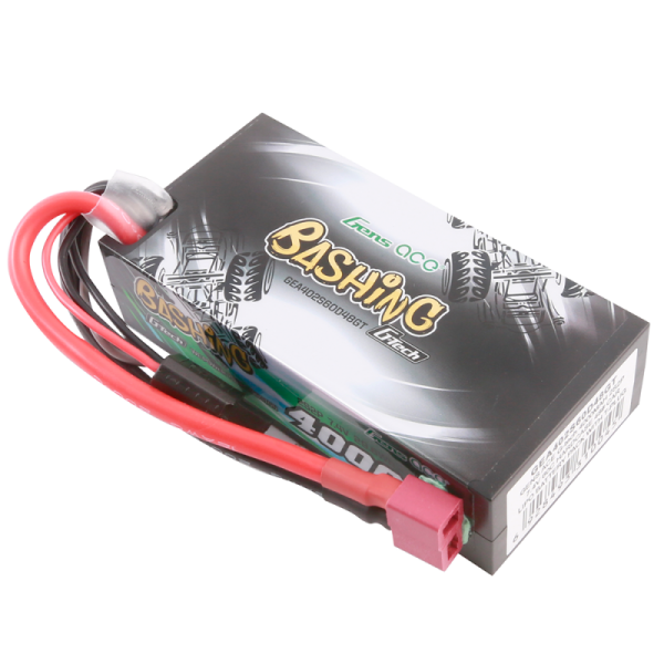 7,4V 4000mAh 60C (T-Stecker) (h25,0mm) G-Tech Shorty LiPo, Gensace Bashing