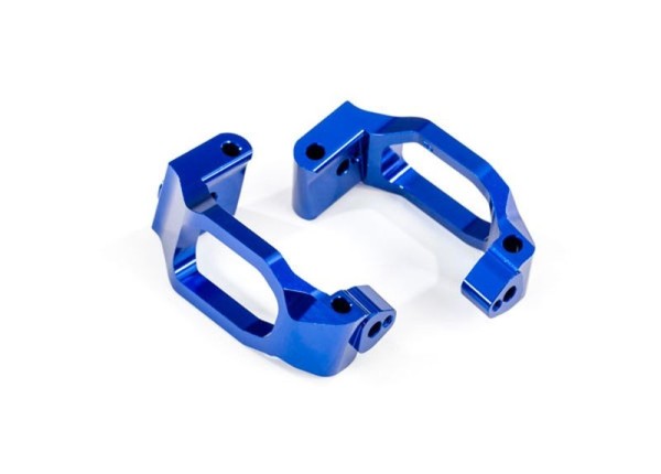 Caster-Blocks (C-Hubs) l/r Alu blau
