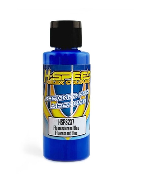 Lexan Airbrush Farbe 60 ml Fluoreszierend Blau / Fluor Blue