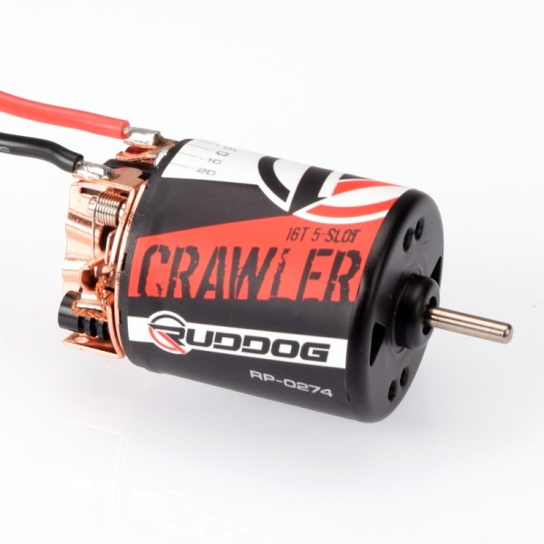 RUDDOG 16T 5-Slot 540 Crawler Brushed Motor