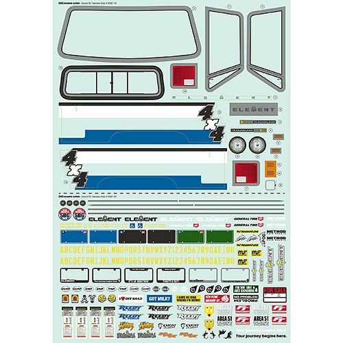 Element RC Trailwalker Body Decals
