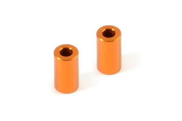 Alu Pfosten Für Hinterachs Strebe - 3X6X10.5mm - Orange (2 S