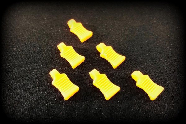 Gummi Splint - Grip "neon-organge" (6 St.)