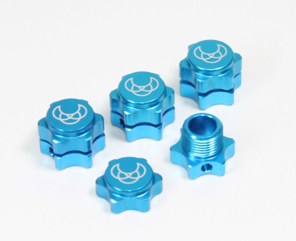 Radmitnehmer inkl. Endkappe 17mm blau