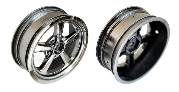 Drag Front Wheels, 2.2 in, 12 mm Hex, black