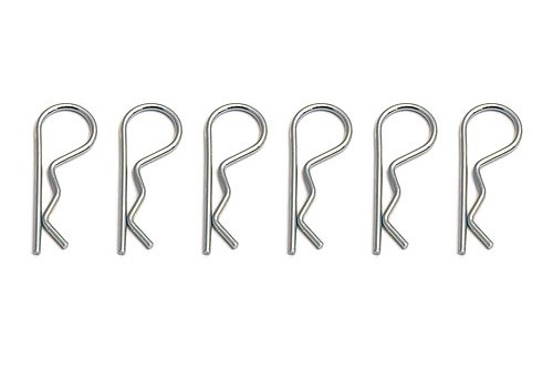 Karosseriesplinte medium 1:10 silber Ø1,0mm