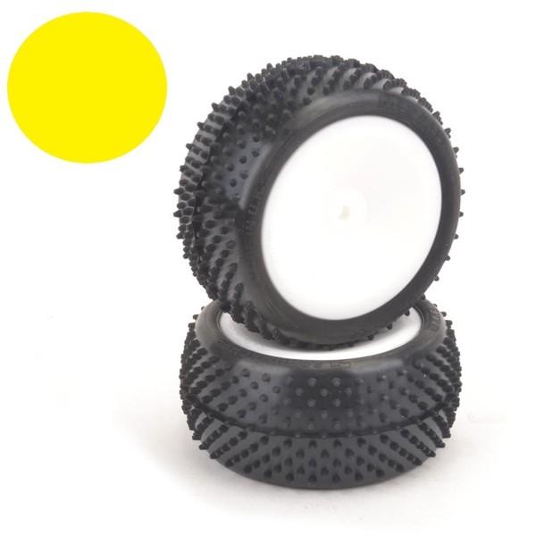 1:10 Mezzo (gelb) Heck-Komplettrad, Schumacher (DM Reifen 2026)