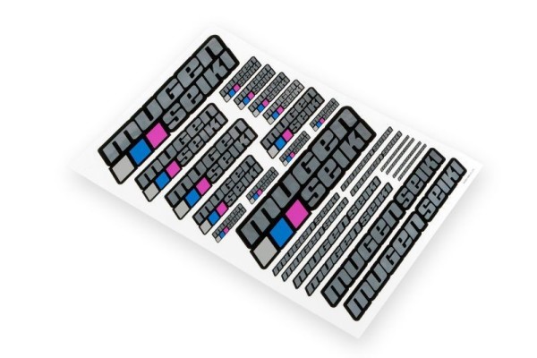 Mugen Seiki Logo Sticker metallic