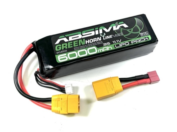 11,1V 6000mAh 50C (XT90/T-Plug) (h35mm) LiPo
