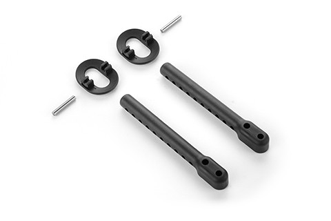 Karosseriebefestigungsset 6mm, Hinten Einstellbar +1mm Höhen