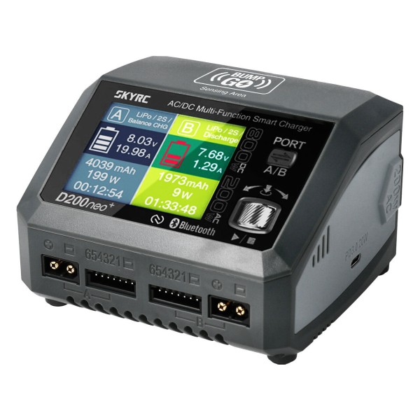 SkyRC D200 Neo+ NFC DUO Ladegerät (2x 20A 200/800W) 12/230V
