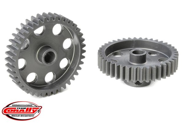 Motorritzel ALU 48dp 40Z Ø3,17mm Welle, AL7075 hart eloxiert
