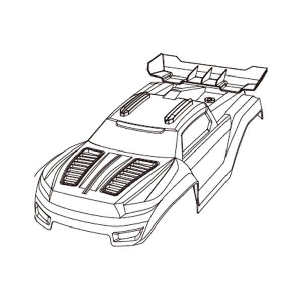 Karosserie-Einheit Hyper GO TX12