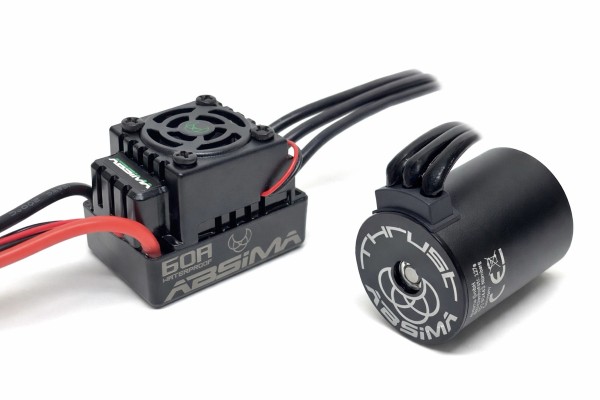 Absima 60A/3300KV Brushless Set 1:10