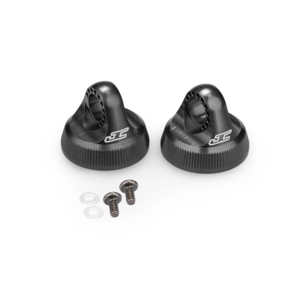 JC 13mm Alu Dämpferkappen schwarz (2)