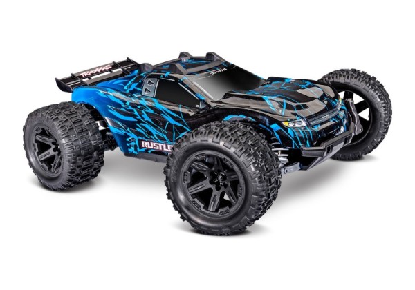 TRAXXAS Rustler VX3 Brushless 1:10 4x4 Stadium-Truck ARTR blau