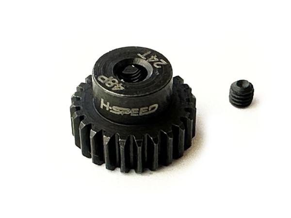 Motorritzel 48dp 24 Zähne, Stahl, Ø3,17mm Welle