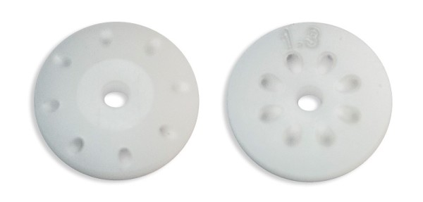 RC8 FT 16mm Kolbenplatten 8x1.3mm, tapered, angled