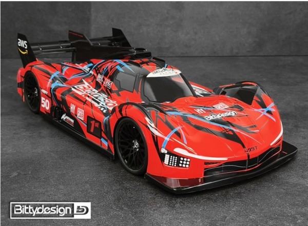 Bittydesign 1:10 499T LMH 190mm Karosse, unlackiert