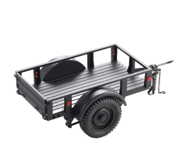 FMS Anhänger Typ C schwarz, für Modelle 1:12 & 1:18