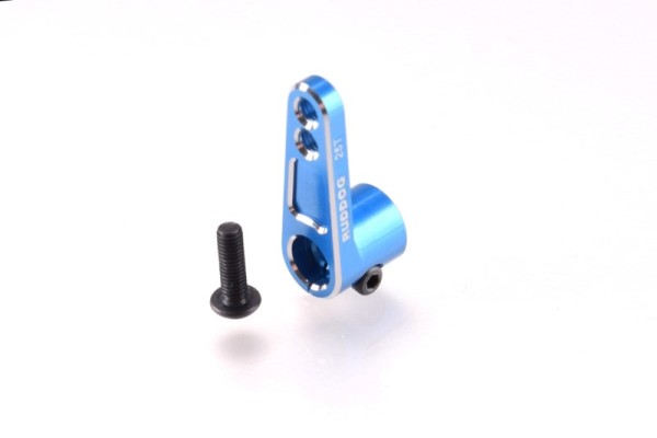 Aluminium Offset Servo Horn 25 Zähne blau, mit Klemmschraube