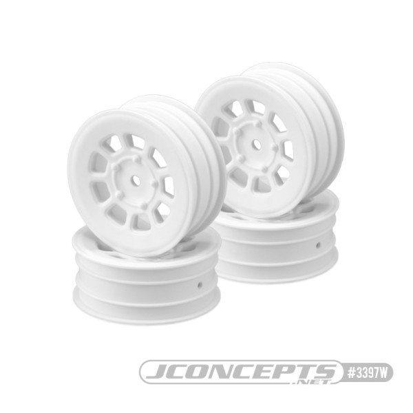 1:10 2WD Frontfelgen „9 shot" weiß, JConcepts