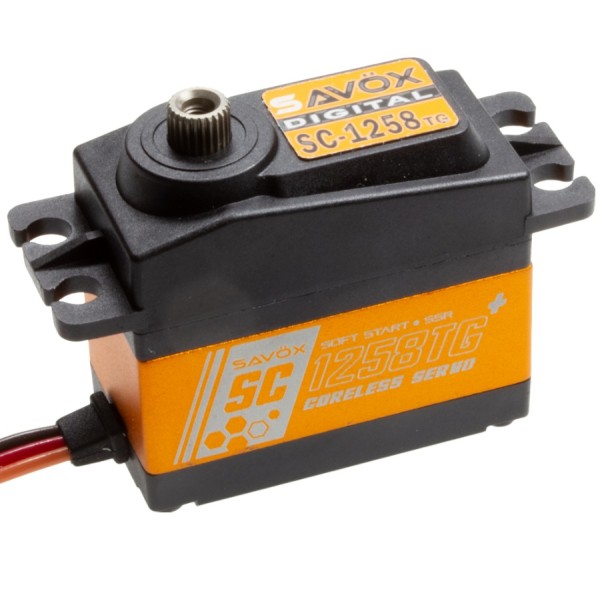 SC-1258TG+ (6V 12kg 0,08s) Servo, Savöx